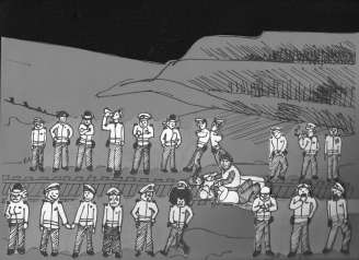 Day we blocked the railway003